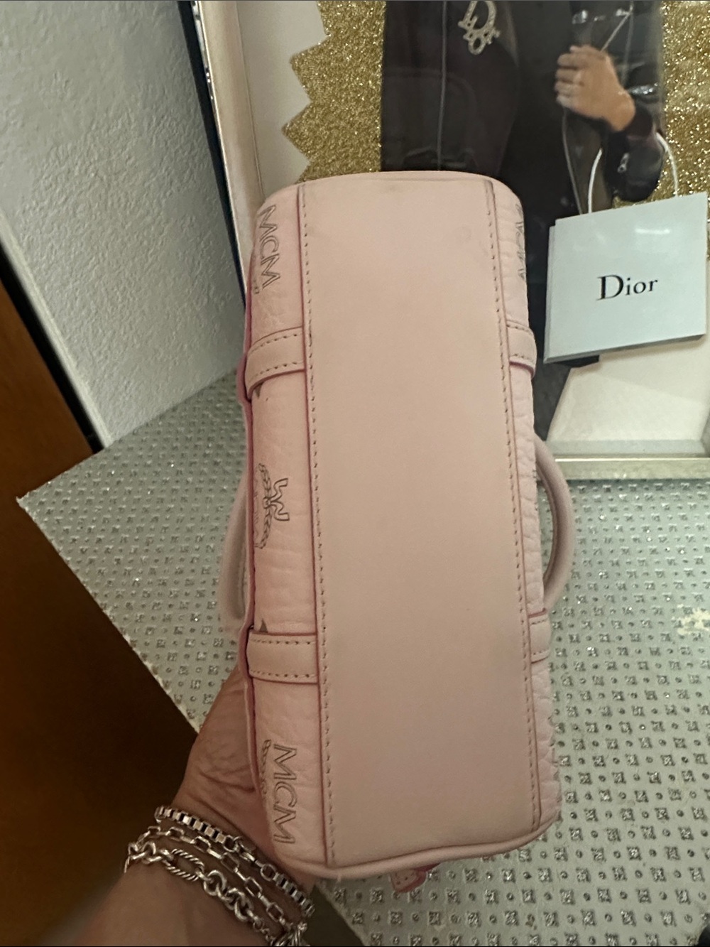 MCM Visetos Delmy Boston Bag - Picture 8 of 16